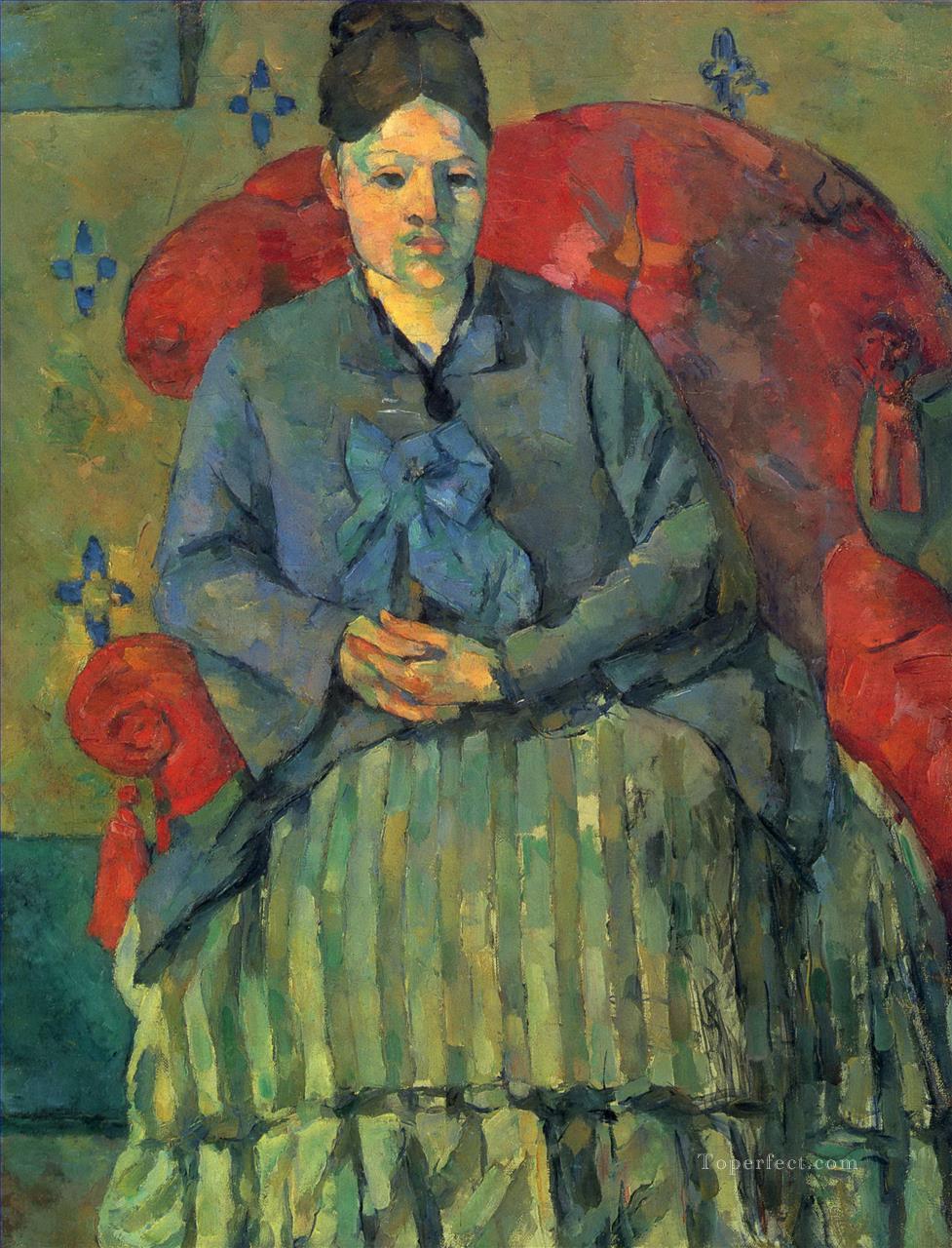 Portrait of Madame Cezanne 3 Paul Cezanne Oil Paintings